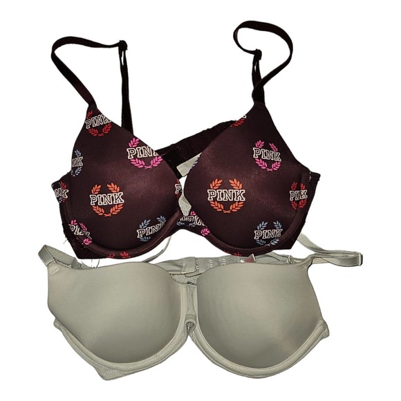 Victoria's Secret Other - Victoria's Secret Bra 32C Push Up Padded/Lightly Padded Underwire Lot of 2